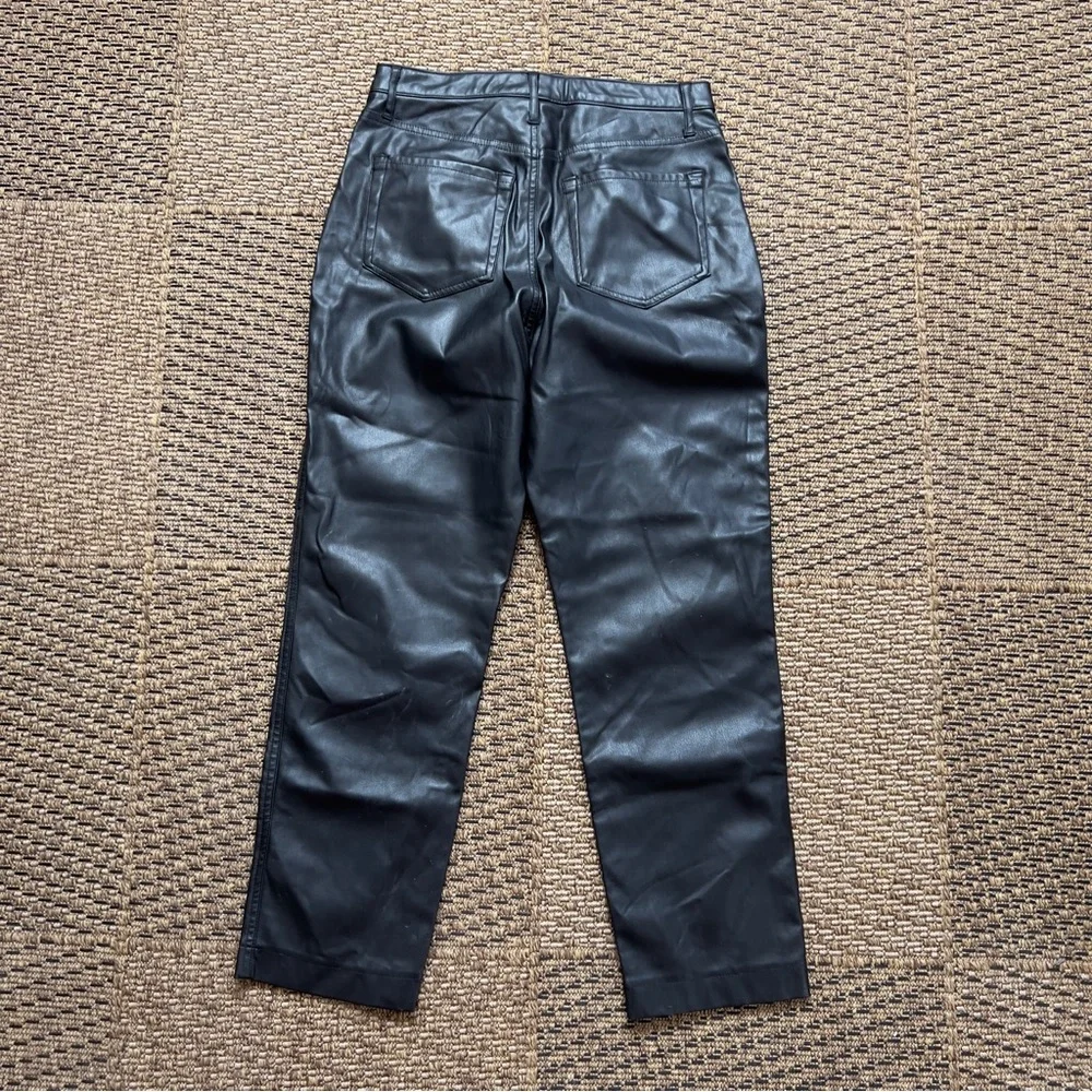 Hollister Black Faux Leather Ultra High-Rise Pants 9R